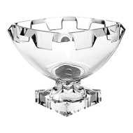 Centro De Mesa 22cm Por 18,5cm Quadrado Com Pé Castle Cristal Ecológico